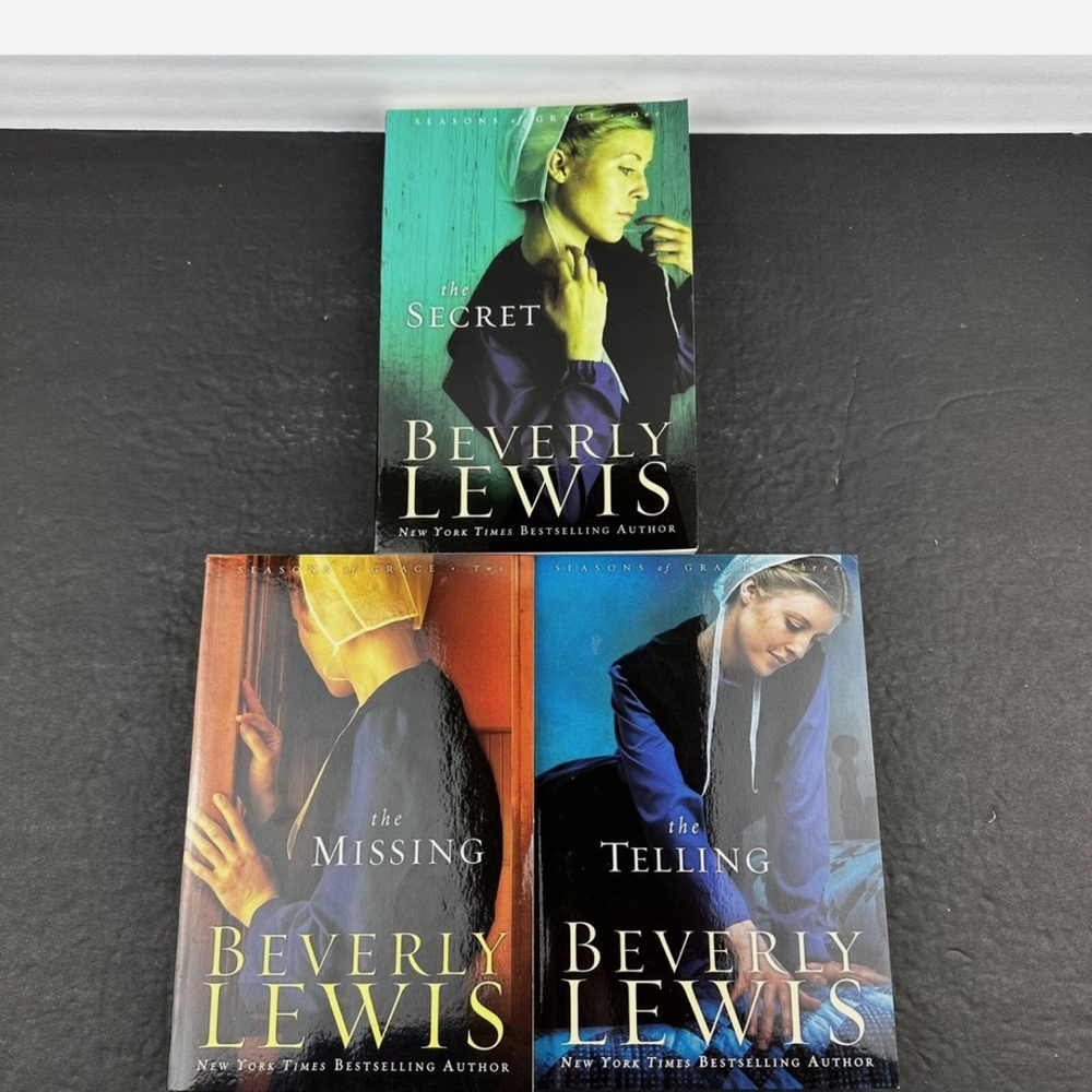 Beverly Lewis Seasons of Grace Book Set - The Secret, The Missing, The Telling